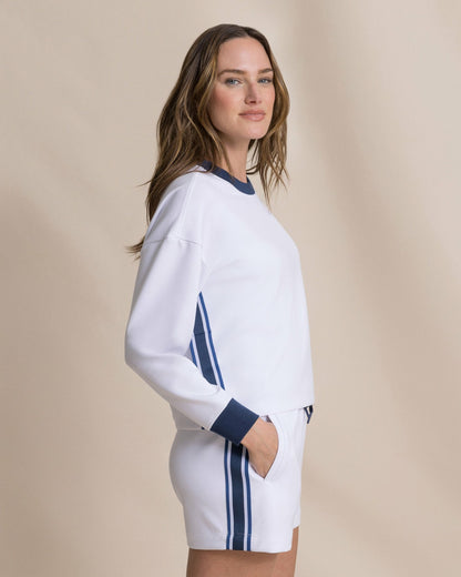 Sabina Sweatshirt with Side Stripe