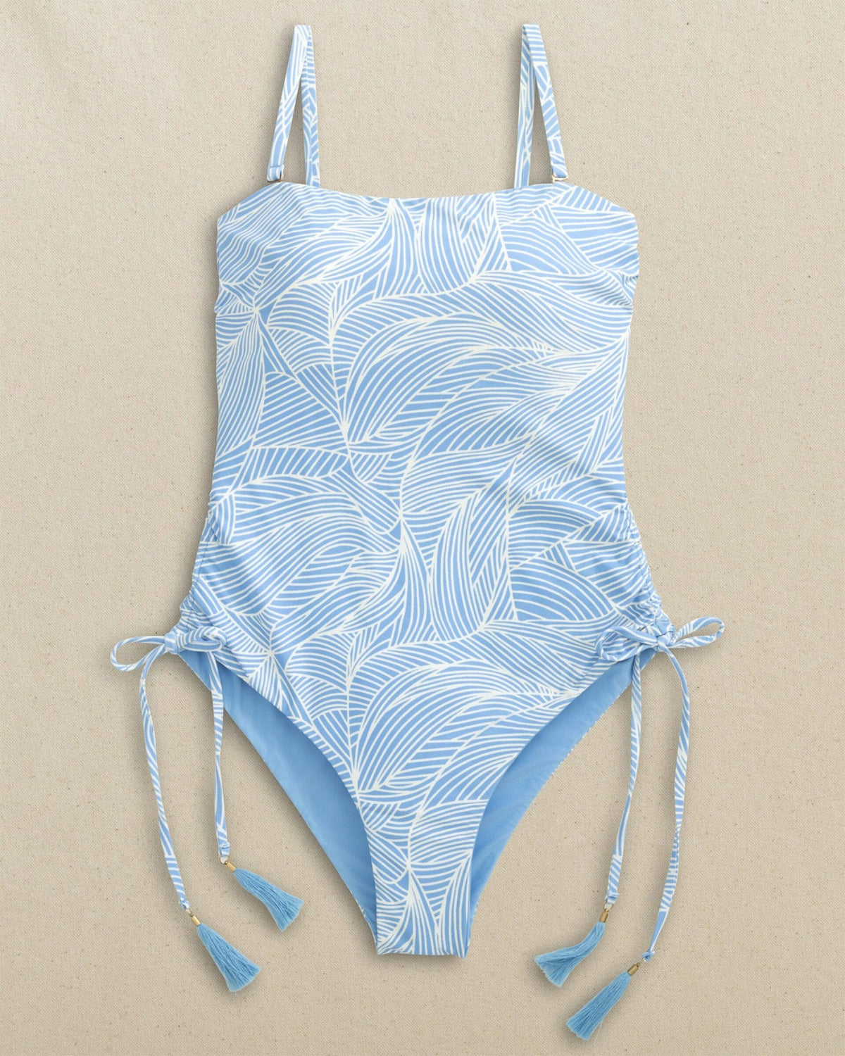 Reversible Bandeau One-Piece Swimsuit