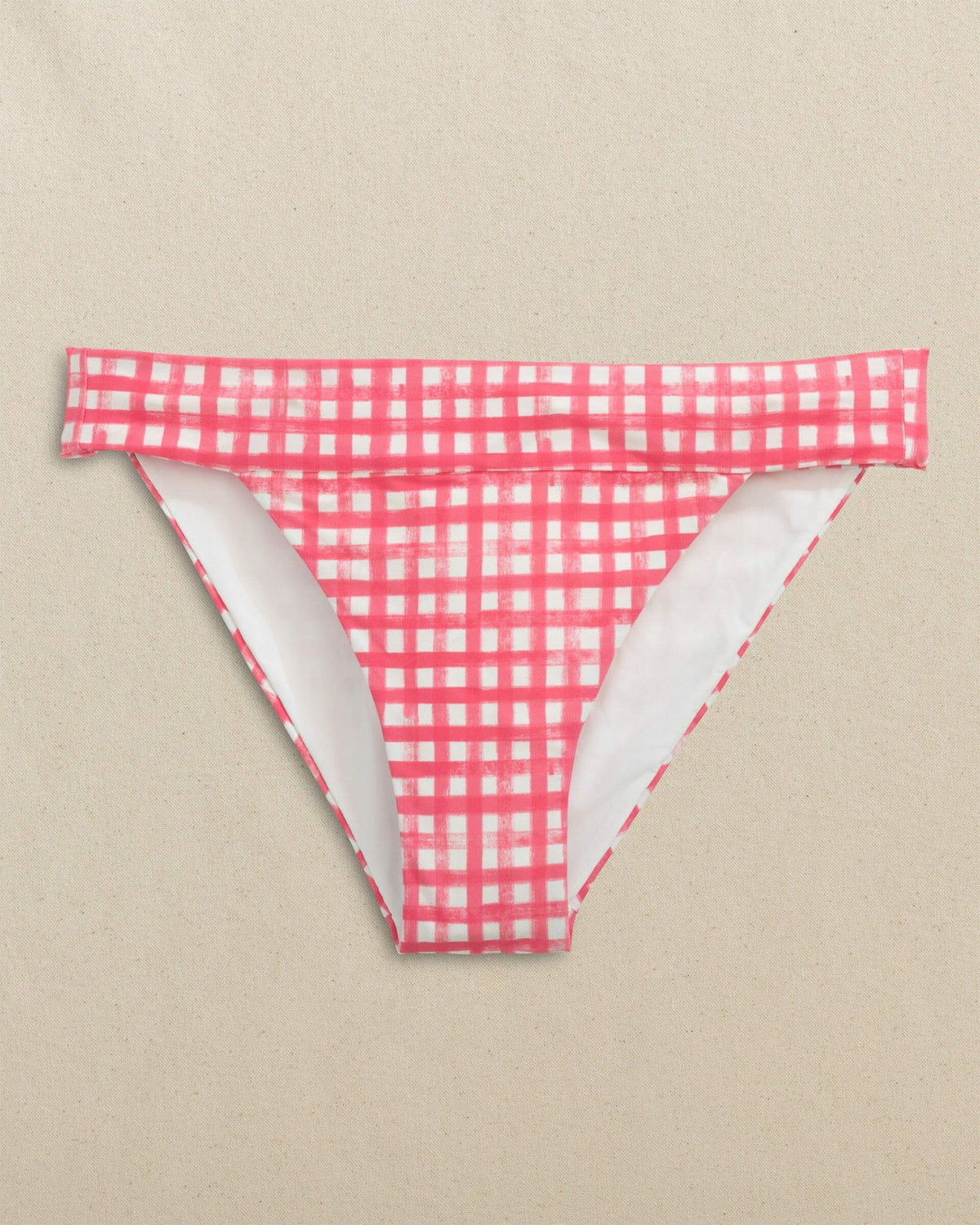 Gingham Banded Bikini Bottom