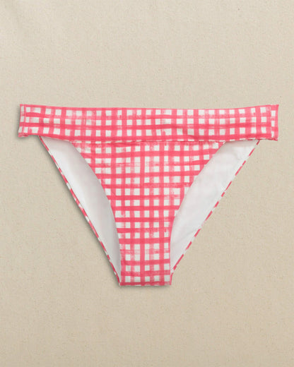 Gingham Banded Bikini Bottom