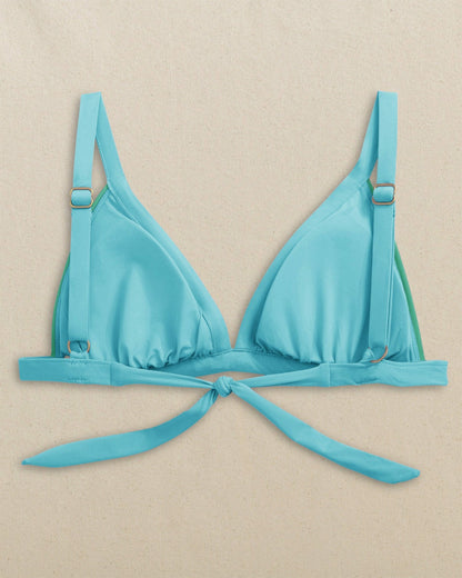 Colorblock Bikini Top