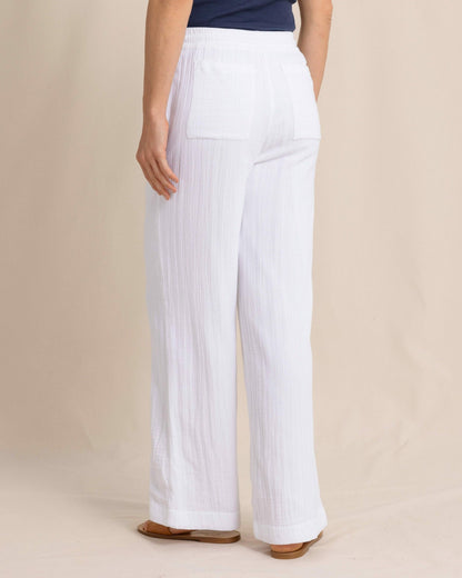 Laken Wide Leg Pant - Classic White