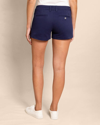 Leah 3" Cotton Chino Shorts