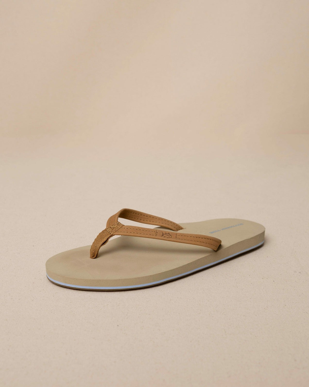 Brown Leather Flip Flops