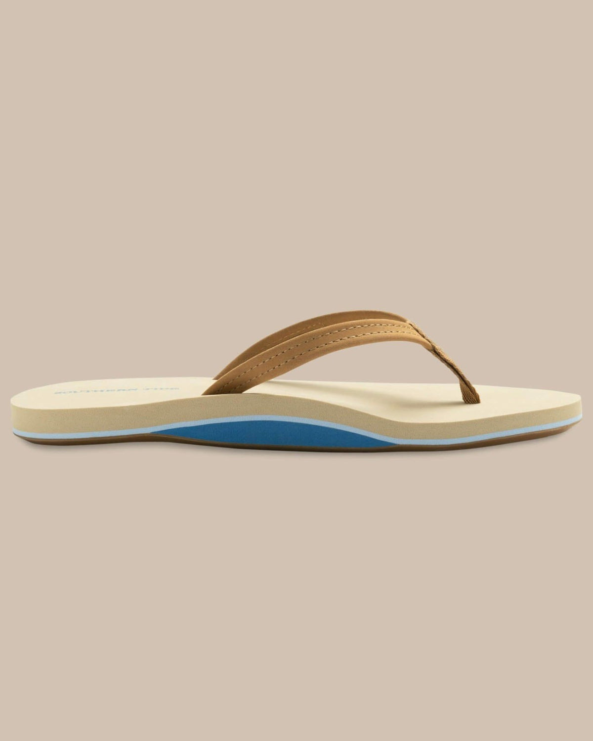 Brown Leather Flip Flops