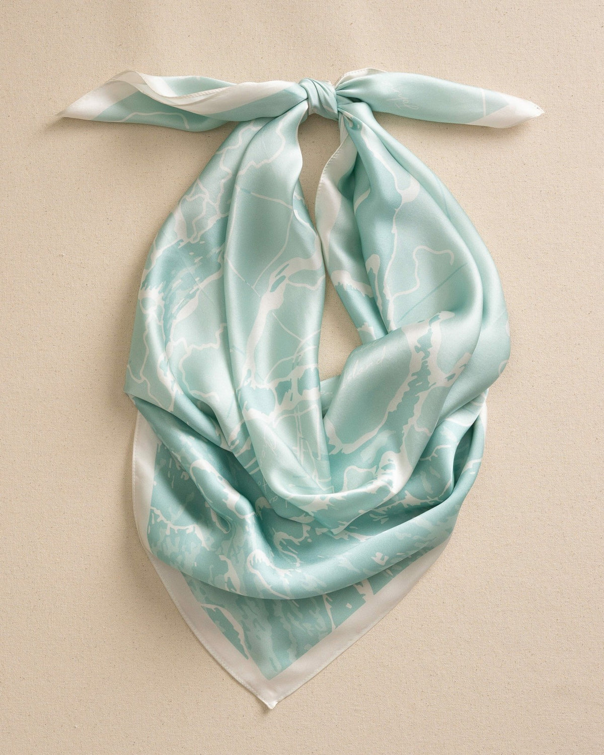 Southern Tide x Swells - Aerial Map Scarf