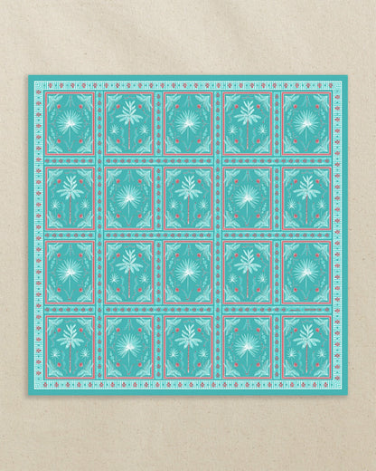 Southern Tide x Swells - Illustrated Palms Scarf