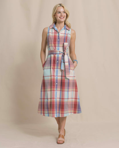 Whitley Madras Midi Dress