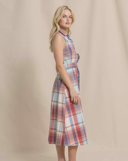 Whitley Madras Midi Dress