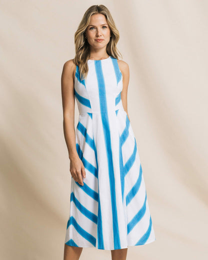 Hayden Stripe Mix Midi Dress