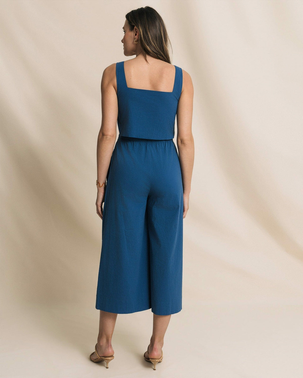 Jill Seersucker Jumpsuit