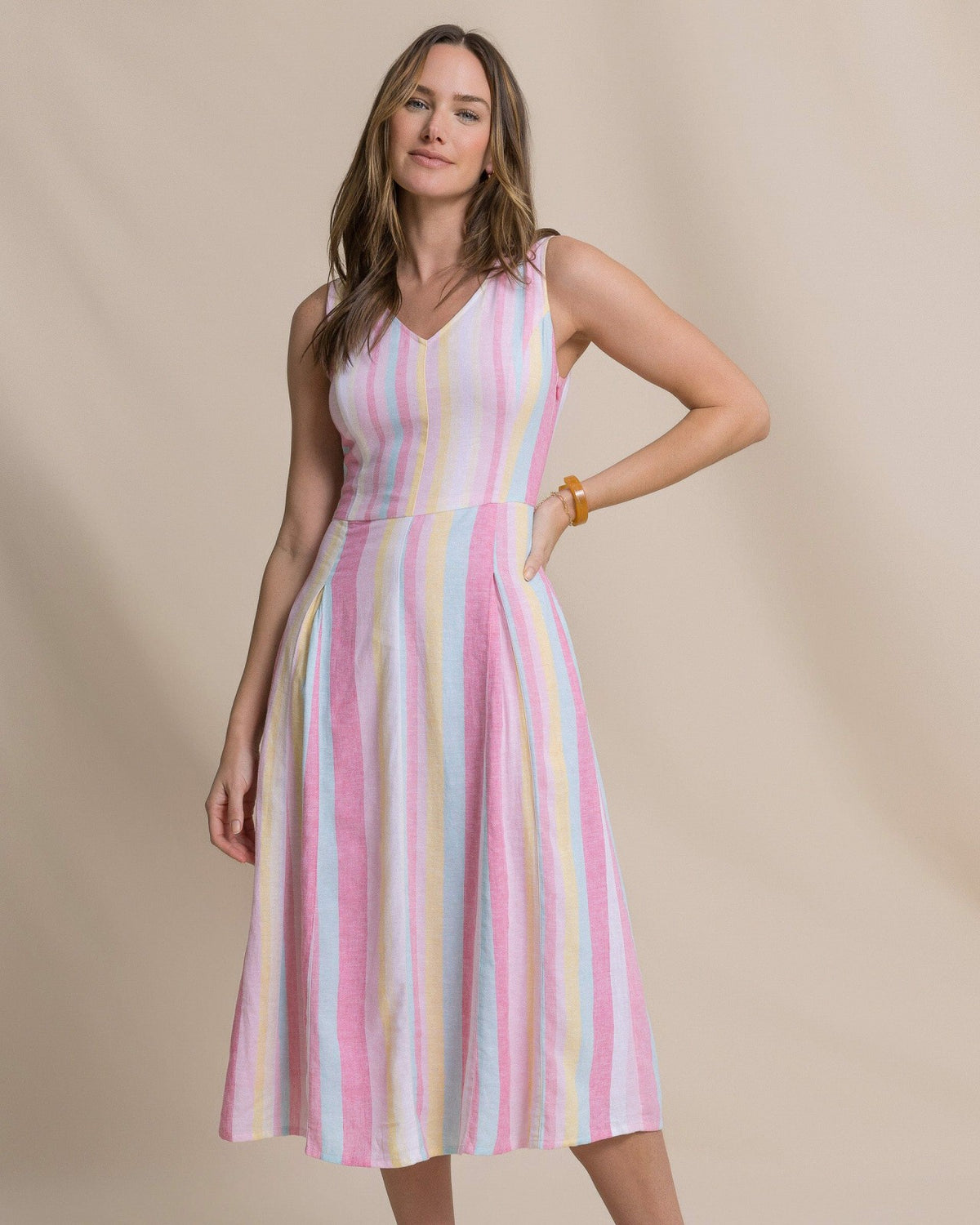 Charmaine Gored Midi Dress