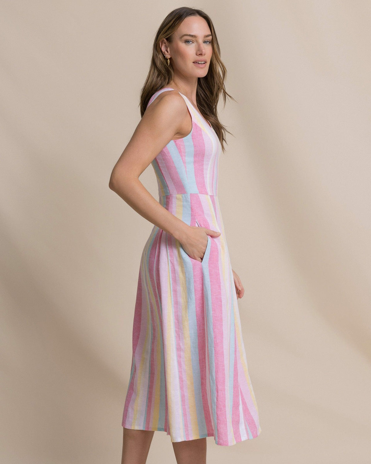 Charmaine Gored Midi Dress