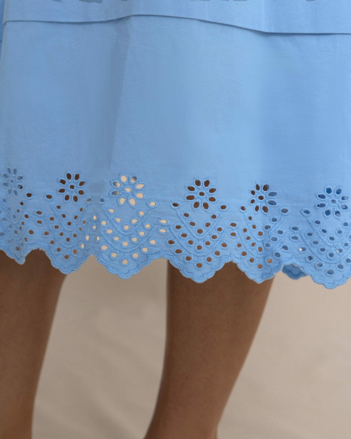 Gigi Eyelet Midi Skirt