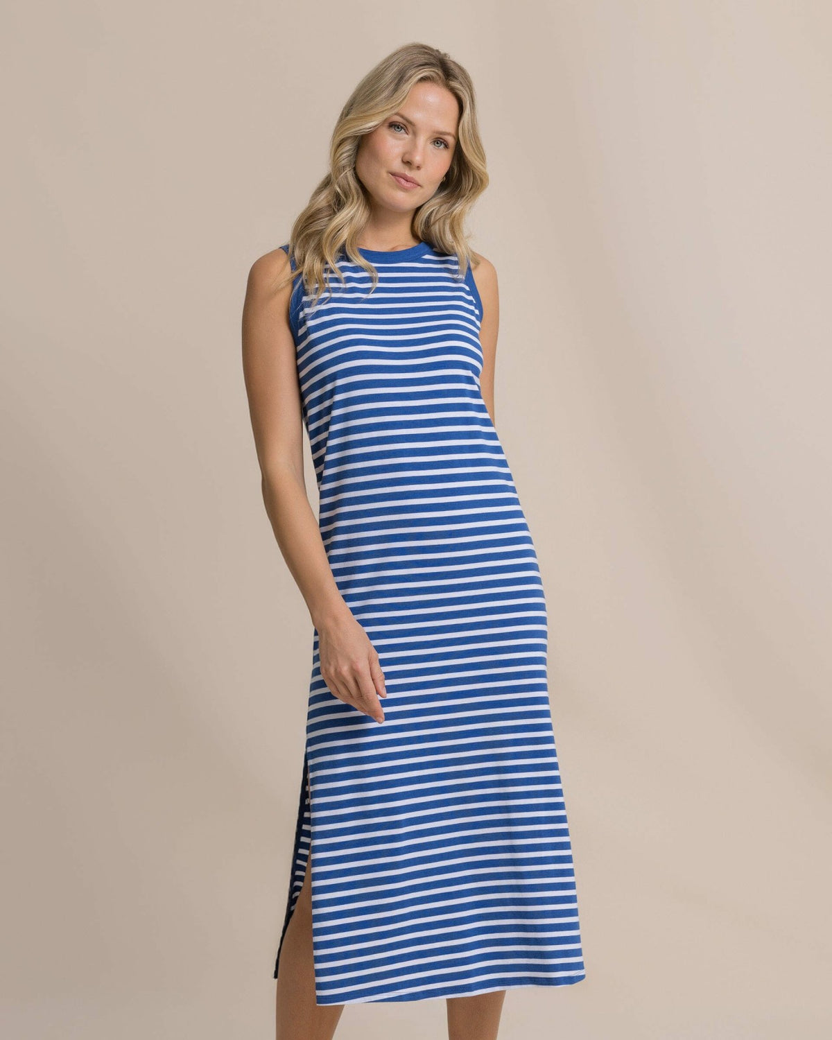 Ramona Stripe Midi Tank Dress
