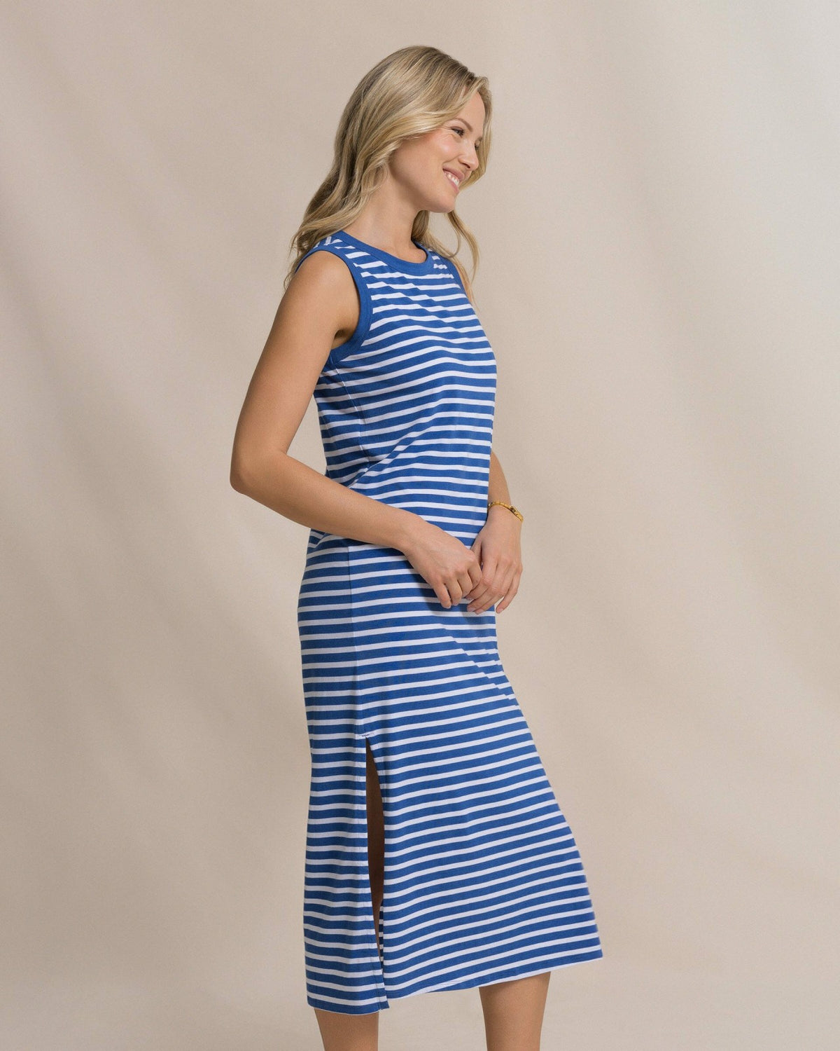 Ramona Stripe Midi Tank Dress