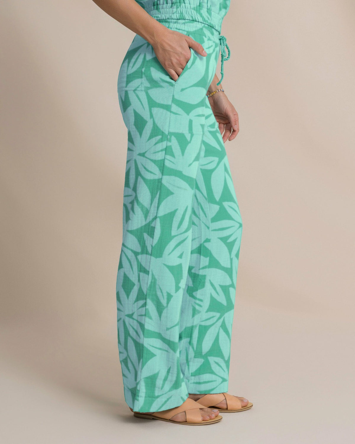 Laken Printed Wide Leg Pant