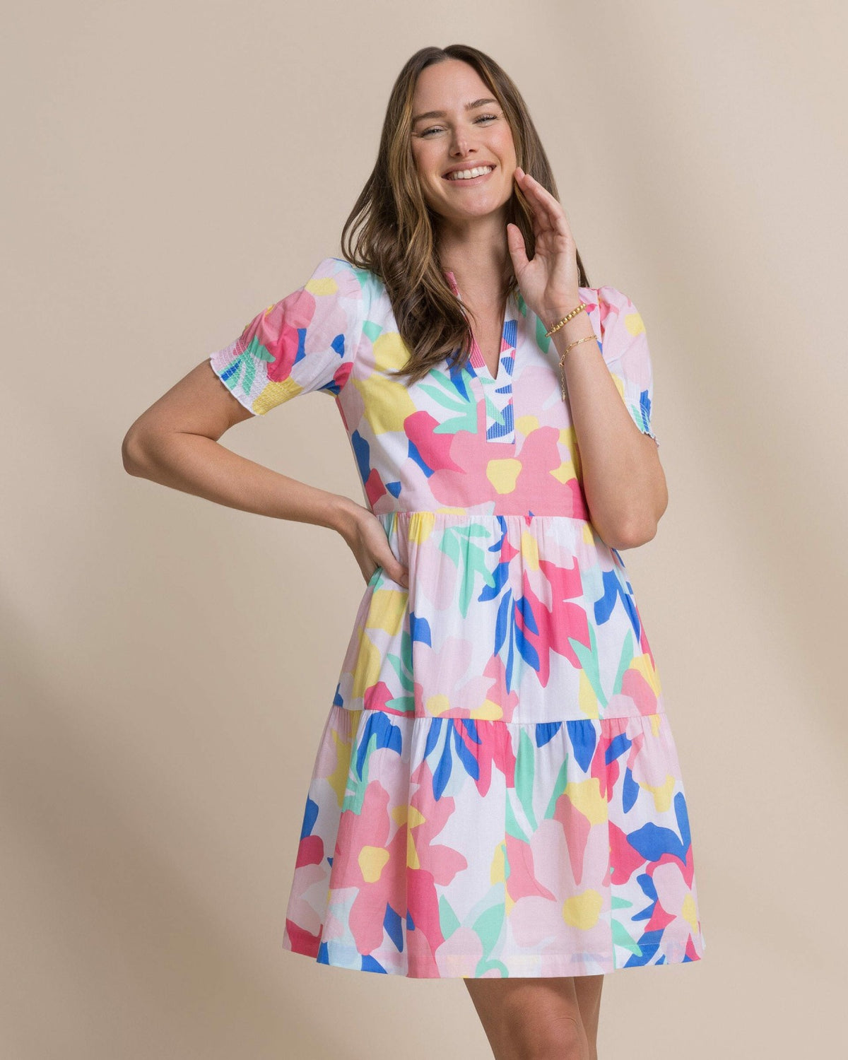 Mina Floral Print Dress