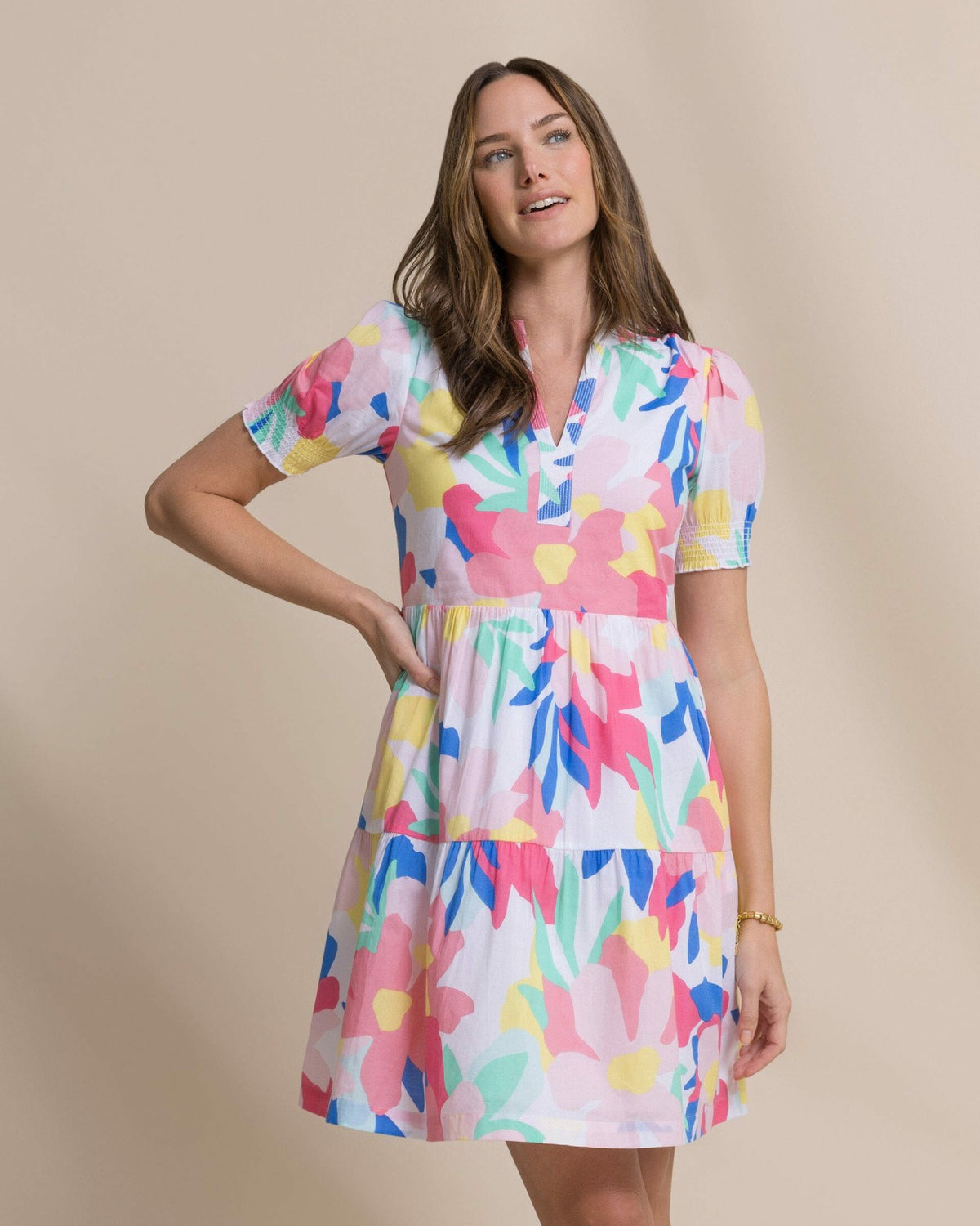 Mina Floral Print Dress