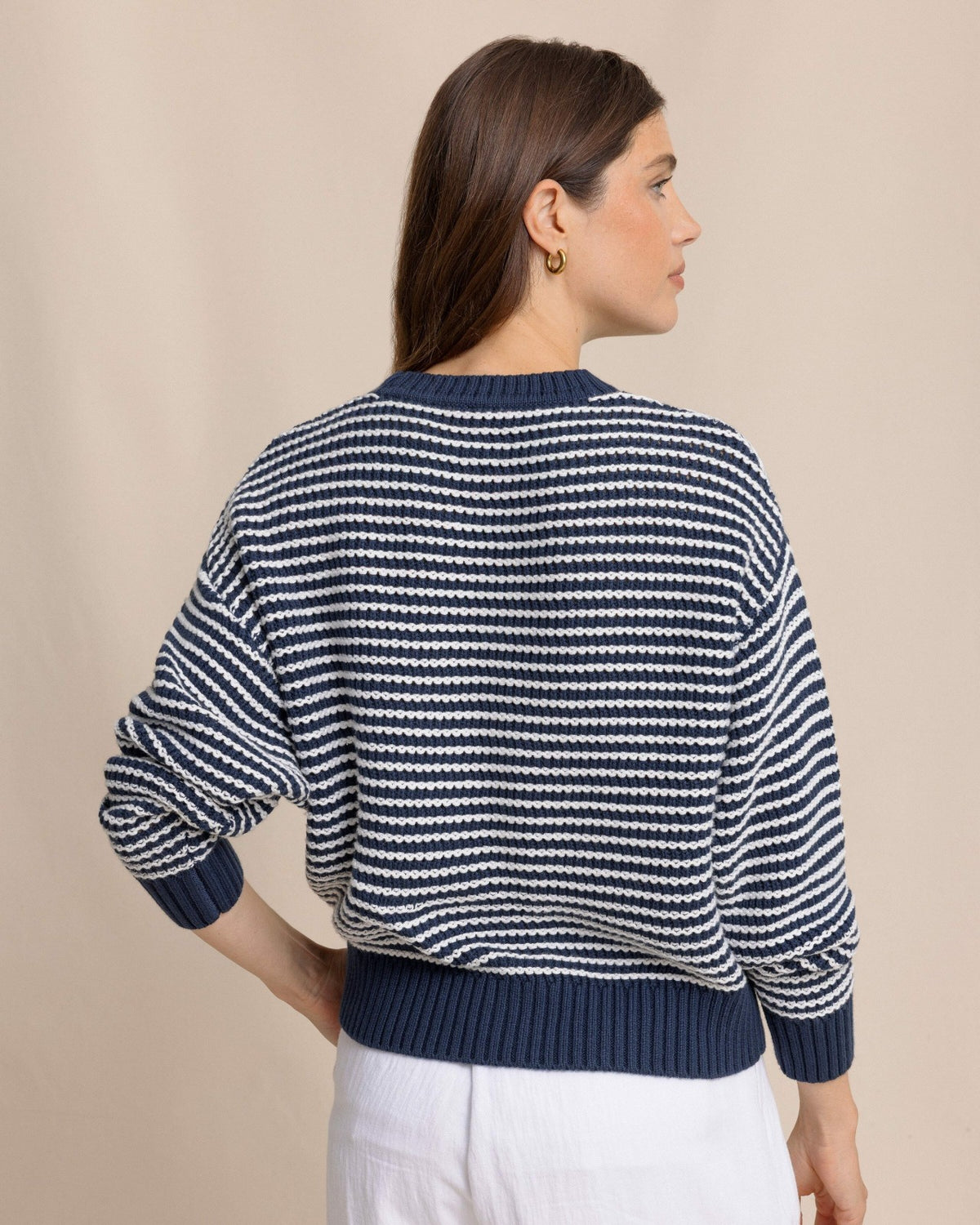 Maggi Stripe Open Stitch Sweater