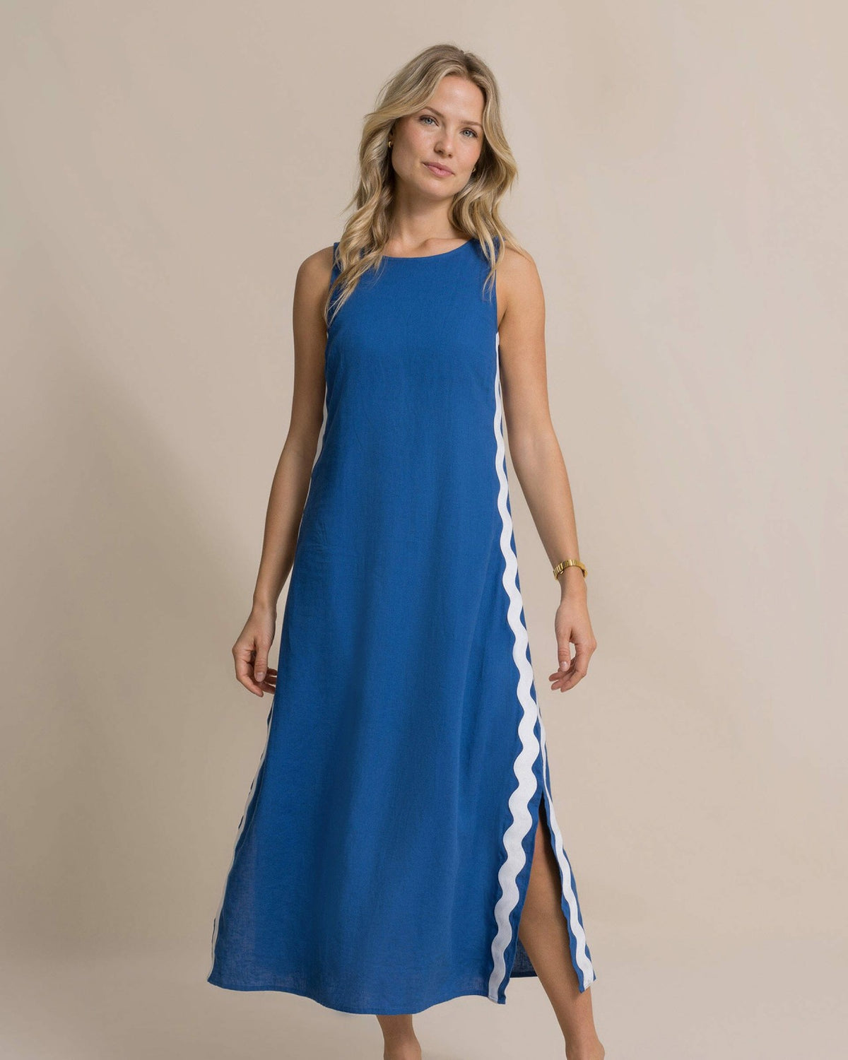 Zalia Side Stripe Maxi Dress