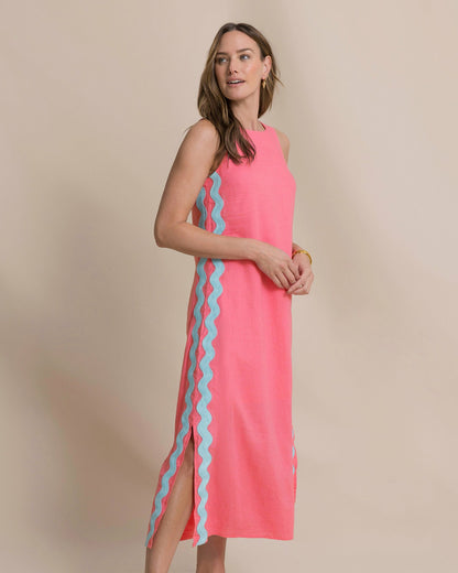 Zalia Side Stripe Maxi Dress