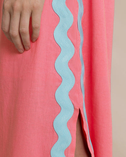 Zalia Side Stripe Maxi Dress