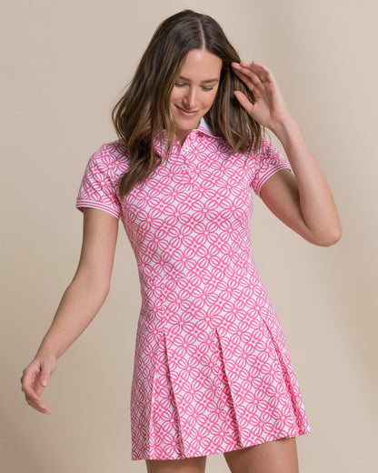Isabelle Printed Polo Active Dress
