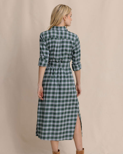 Trista Gordan Tartan Shirt Dress