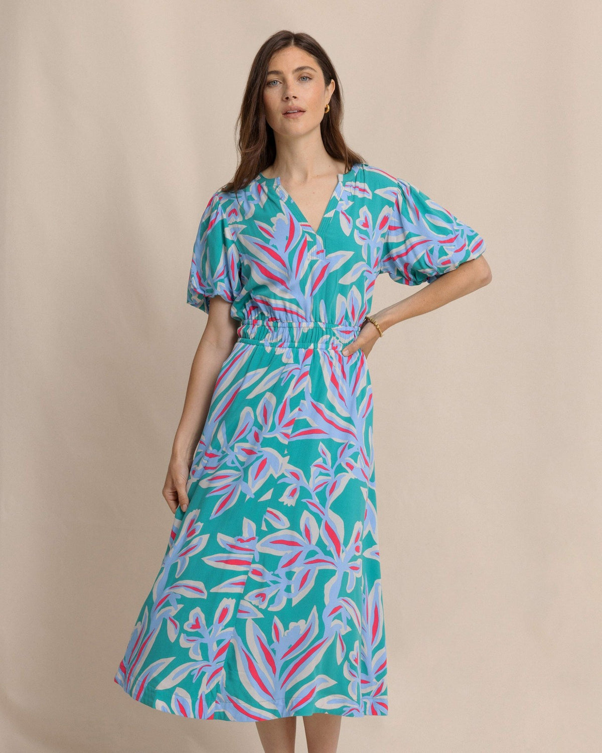 Penni Vintage Gardens Midi Dress