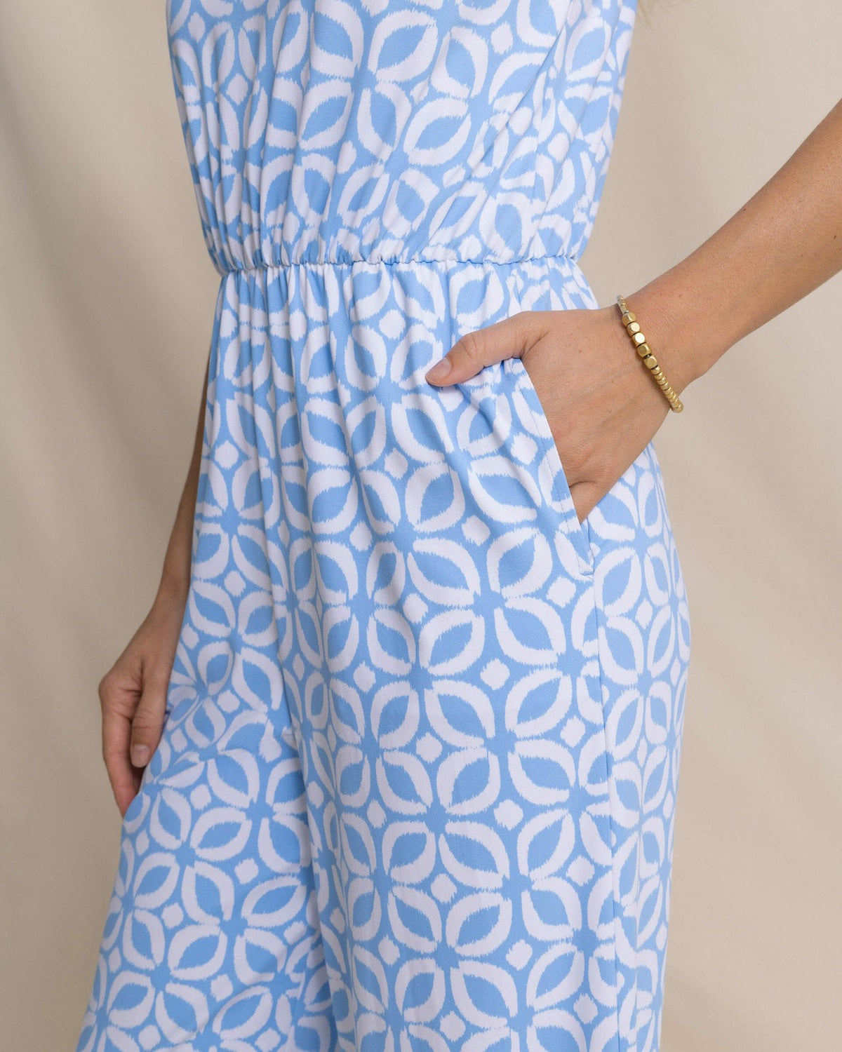 Karrigan Printed Performance Jumpsuit