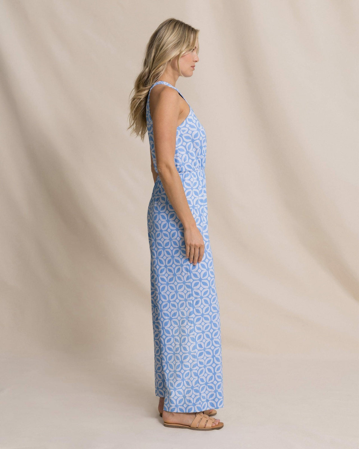 Karrigan Printed Performance Jumpsuit