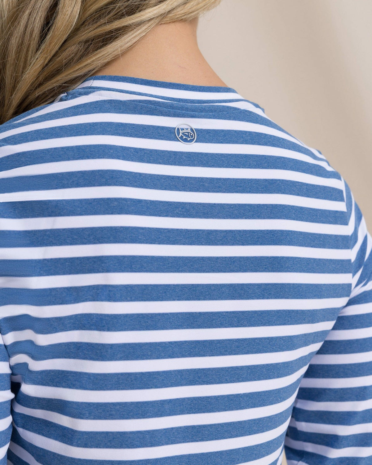 Linley Stripe Coastal Breeze® Performance Crew