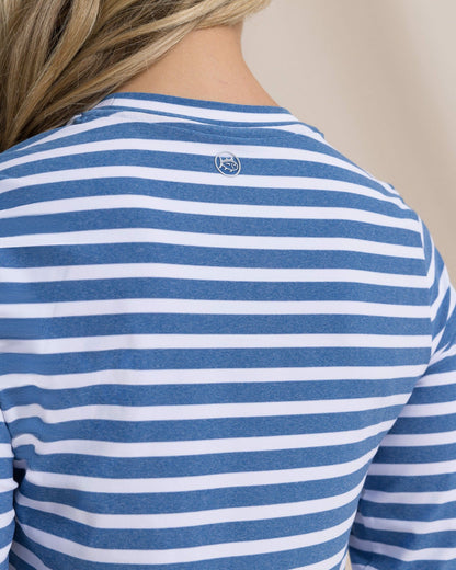 Linley Stripe Coastal Breeze® Performance Crew