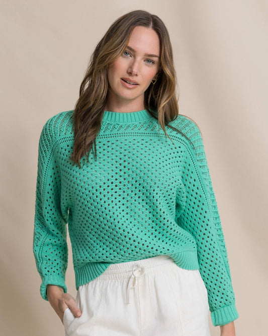 Ophelia Open Stitch Sweater - Florida Keys