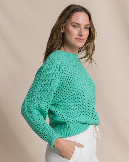 Ophelia Open Stitch Sweater - Florida Keys