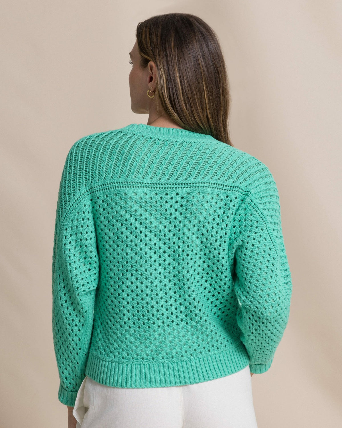 Ophelia Open Stitch Sweater - Florida Keys
