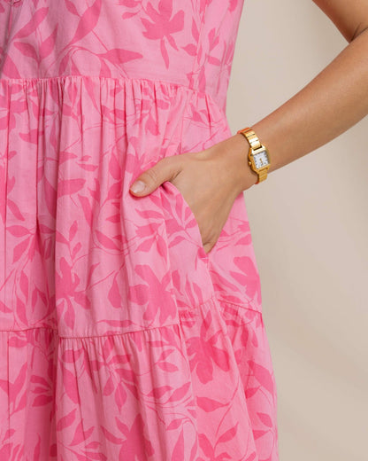 Mina Printed Dress