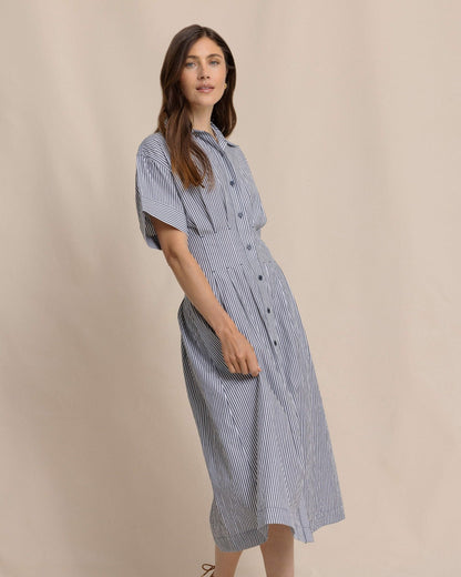 Bobbie Tucked Waist Shirtdress