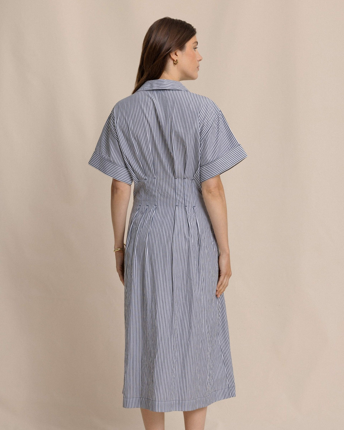 Bobbie Tucked Waist Shirtdress
