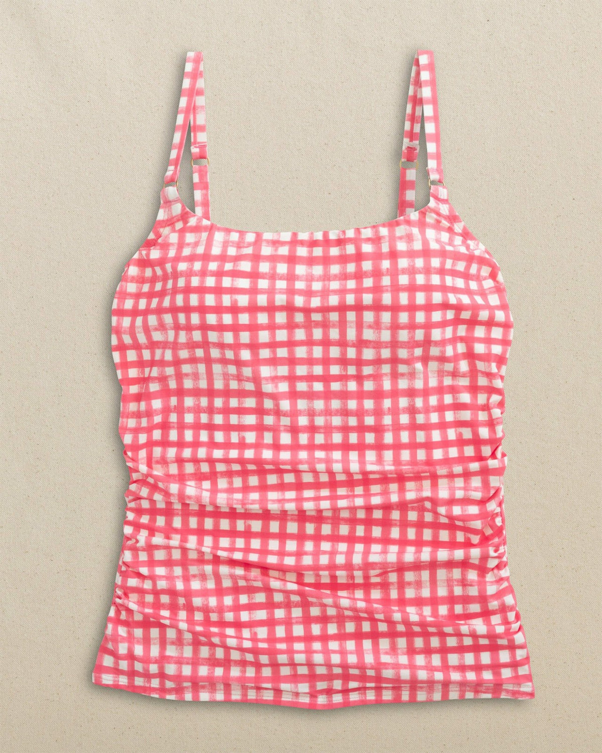 Gingham Tankini Top