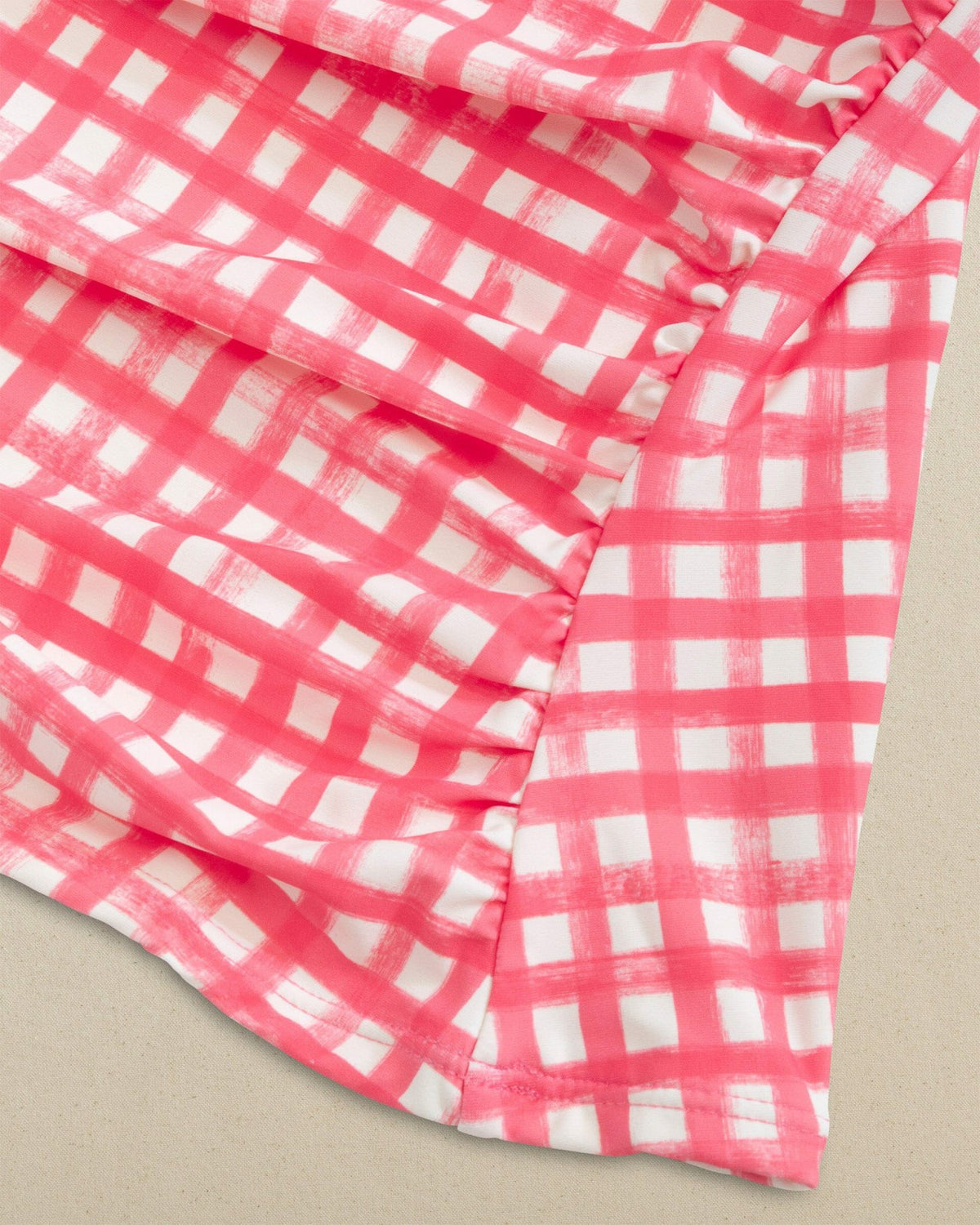 Gingham Tankini Top