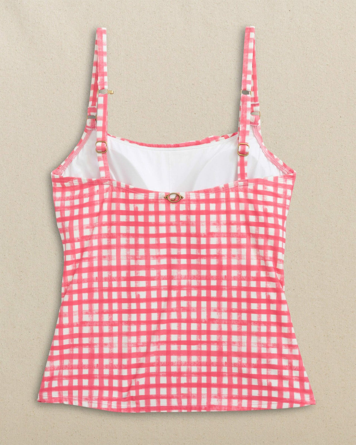 Gingham Tankini Top
