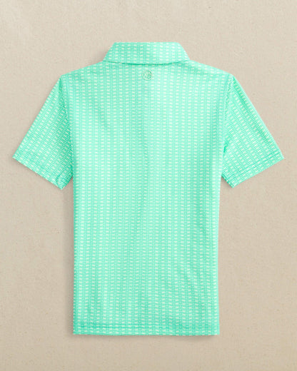 Boys Pop Lock & Dock It Printed Performance Polo