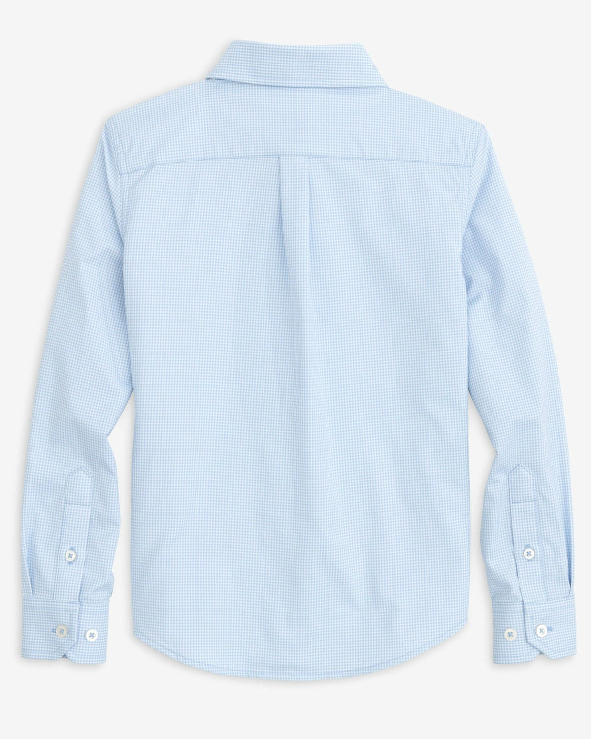 Boy's Intercoastal Mini Gingham Button Down Shirt