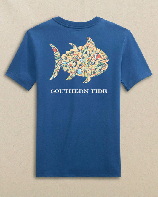 Kids Skipjack Fill Tackle Tangle Short Sleeve T-Shirt