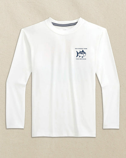 Kids Keep It Reel Performance Long Sleeve T-Shirt