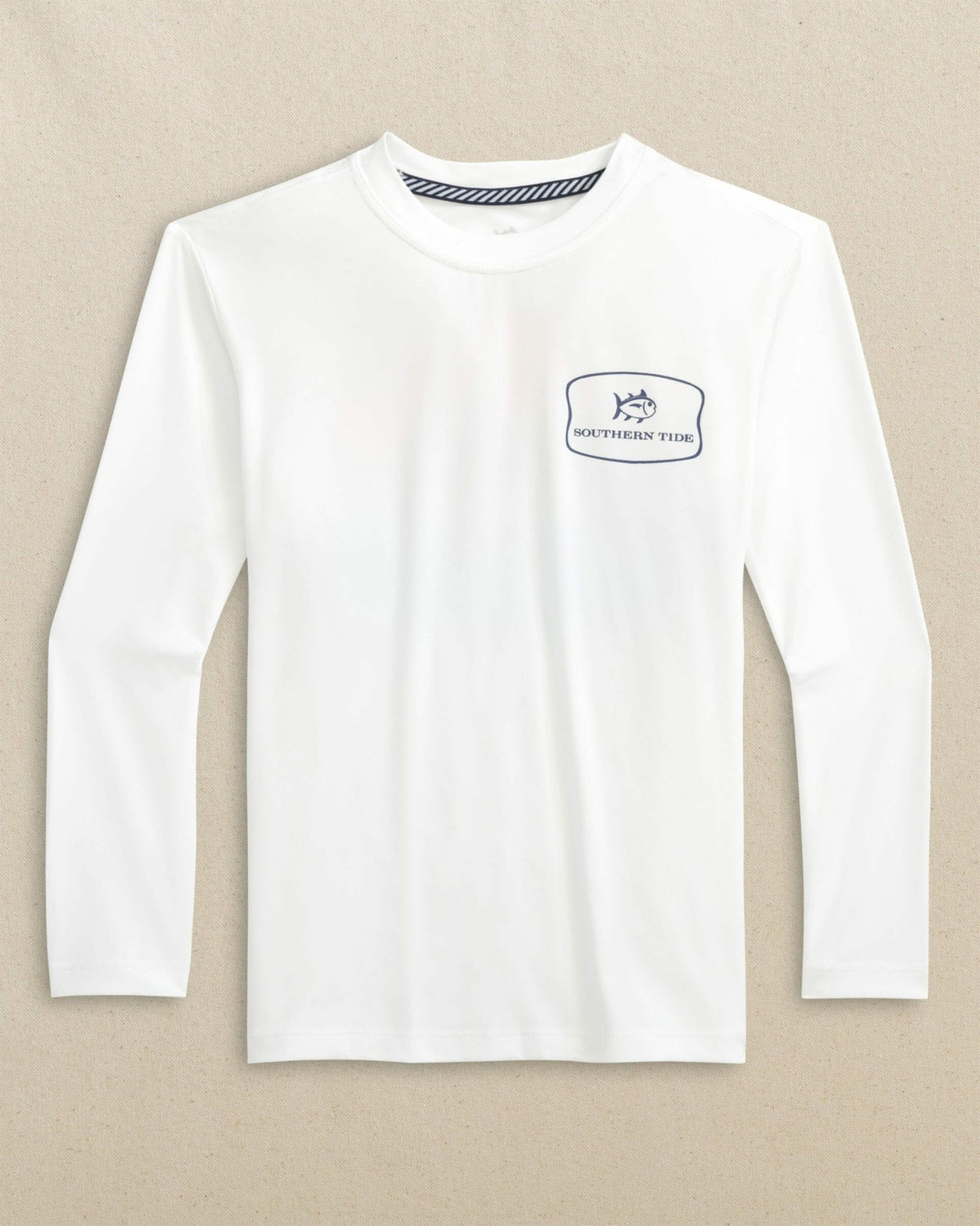 Kids Beach Badge Long Sleeve Performance T-Shirt
