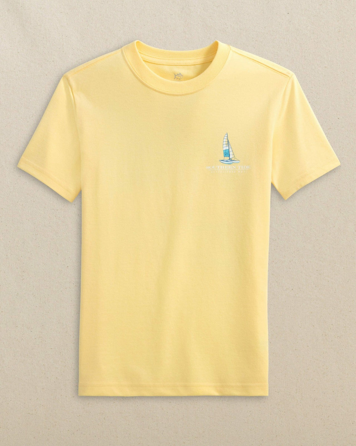Kids Beach Catamarans Short Sleeve T-Shirt