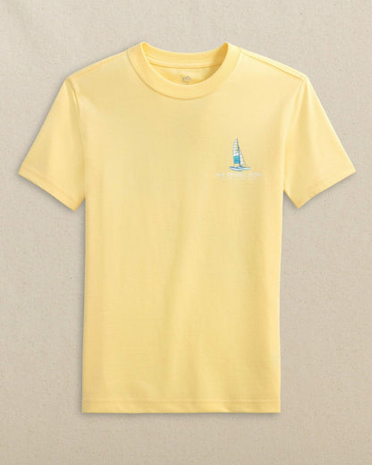 Kids Beach Catamarans Short Sleeve T-Shirt